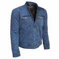 GORAYA CLOTHING ARTICLE #4203 Mens Denim Motorcycle Jacket