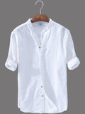 GORAYA CLOTHING ARTICLE #4221 Men Casual White Button Down Shirt Men Casual White Top